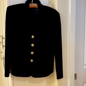 St John dressy jacket with gold buttons